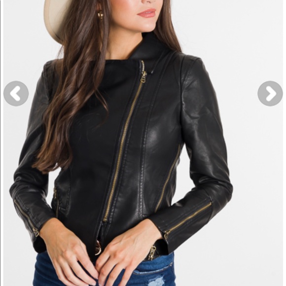 NWT Boutique black moto jacket - Picture 2 of 2